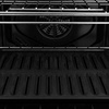 image:imageZLINE Autograph Edition 30 in Professional True Convection Double Wall Oven with Air Fry and Self Clean in Black Stainless Steel with Polished Gold Helix Handles WADBZ30KG