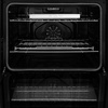 image:imageZLINE Autograph Edition 30 in Professional True Convection Double Wall Oven with Air Fry and Self Clean in Black Stainless Steel with Polished Gold Helix Handles WADBZ30KG