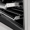 image:imageZLINE 24 in 28 cu ft Legacy Dual Fuel Range with 4 Burner Gas Cooktop and Electric Convection Oven in Stainless Steel with Satin Stainless Steel Door RASN24
