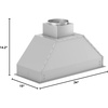 image:imageZLINE 28 Ducted Remote Blower Range Hood Insert in Stainless Steel 698RD2834 in