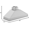 image:imageZLINE 28 Ducted Remote Blower Range Hood Insert in Stainless Steel 698RD2846 in
