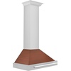 image:imageZLINE 30 in Convertible Stainless Steel Range Hood with Copper Shell and Stainless Steel Handle KB4STXC30