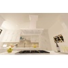 image:imageZLINE 30 in Wooden Island Mount Range Hood in White  Includes Motor