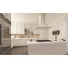 image:imageZLINE 30 in Wooden Island Mount Range Hood in White  Includes Motor