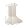 image:imageZLINE 30 in Wooden Wall Mount Range Hood in Cottage White  Includes Motor