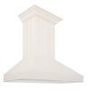 image:imageZLINE 30 in Wooden Wall Mount Range Hood in Cottage White  Includes Motor KPTT30