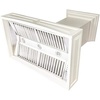 image:imageZLINE 30 in Wooden Wall Mount Range Hood in Cottage White  Includes Remote Motor