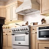 image:imageZLINE 30 in Wooden Wall Mount Range Hood in Cottage White  Includes Remote Motor