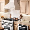 image:imageZLINE 30 in Wooden Wall Mount Range Hood in Cottage White  Includes Remote Motor