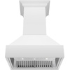 image:imageZLINE 30 in Wooden Wall Mount Range Hood in Rustic Bright White Finish 355WW30