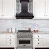 image:imageZLINE 30 in Wooden Wall Mount Range Hood in Rustic Dark Finish  Includes Motor KPDD30