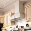 image:imageZLINE 36 Ducted Wooden Wall Mount Range Hood in Cottage White 321TT36