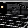 image:imageZLINE 36 in 52 cu ft 6 Burner Gas Range with Convection Gas Oven in Stainless Steel with Black Matte Door SGRBLM36