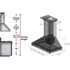 image:imageZLINE 36 in Unfinished Wooden Wall Mount Range Hood  Includes Motor