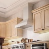 image:imageZLINE 36 in Wooden Wall Mount Range Hood in Cottage White  Includes Motor