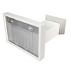 image:imageZLINE 36 in Wooden Wall Mount Range Hood in Cottage White  Includes Motor