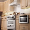 image:imageZLINE 36 in Wooden Wall Mount Range Hood in Cottage White  Includes Motor