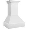 image:imageZLINE 36 in Wooden Wall Mount Range Hood in Rustic Bright White Finish 355WW36