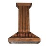 image:imageZLINE 36 in Wooden Wall Mount Range Hood in Rustic Light Finish  Includes Motor KPLL36