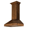 image:imageZLINE 36 in Wooden Wall Mount Range Hood in Rustic Light Finish  Includes Motor KPLL36