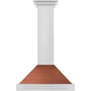 image:imageZLINE 30 in Convertible Stainless Steel Range Hood with Copper Shell and Stainless Steel Handle KB4STXC30