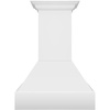 image:imageZLINE 30 in Wooden Wall Mount Range Hood in Rustic Bright White Finish 355WW30