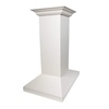 image:imageZLINE 36 in Wooden Island Mount Range Hood in White  Includes Motor