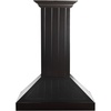image:imageZLINE 36 in Wooden Wall Mount Range Hood in Black  Includes Motor KPCC36