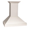image:imageZLINE 36 in Wooden Wall Mount Range Hood in Cottage White  Includes Motor