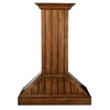 image:imageZLINE 36 in Wooden Wall Mount Range Hood in Rustic Light Finish  Includes Motor KPLL36
