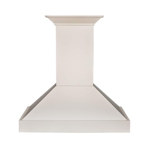 image:imageZLINE 30 in Wooden Wall Mount Range Hood in Cottage White  Includes Motor