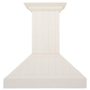 image:imageZLINE 30 in Wooden Wall Mount Range Hood in Cottage White  Includes Motor KPTT30