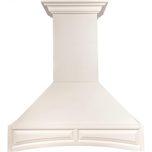 image:imageZLINE 30 in Wooden Wall Mount Range Hood in Cottage White  Includes Remote Motor