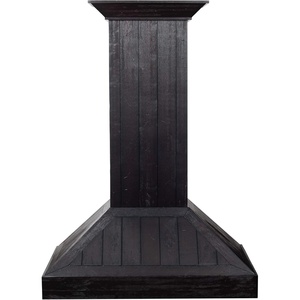 image:imageZLINE 30 in Wooden Wall Mount Range Hood in Rustic Dark Finish  Includes Motor KPDD30