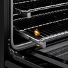 image:imageZLINE 24 in 32 cu ft Paramount Induction Range with 3 Element Cooktop and Electric Convection Oven in Black Stainless Steel SINRB24