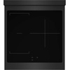 image:imageZLINE 24 in 32 cu ft Paramount Induction Range with 3 Element Cooktop and Electric Convection Oven in Black Stainless Steel SINRB24
