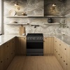 image:imageZLINE 30 in 42 cu ft Marino Dual Fuel Range w 4 Gas Burner Cooktop in Black Stainless Steel