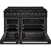 image:imageZLINE 48 in 67 cu ft Marino Dual Fuel Range w 8 Gas Burner Cooktop in Black Stainless Steel