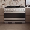 image:imageZLINE 48 in 67 cu ft Marino Dual Fuel Range w 8 Gas Burner Cooktop in Satin Stainless Steel