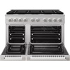 image:imageZLINE 48 in 67 cu ft Marino Dual Fuel Range w 8 Gas Burner Cooktop in Satin Stainless Steel