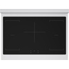 image:imageZLINE Autograph Edition 36 in 52 cu ft Paramount Induction Range with 5 Element Cooktop and Electric Convection Oven in Stainless Steel with Champagne Bronze Helix Handle and Knob Accents