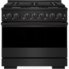image:imageZLINE 36 in 52 cu ft Marino Dual Fuel Range w 6 Gas Burner Cooktop in Black Stainless Steel