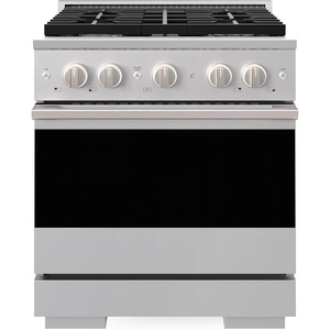 image:imageZLINE 30 in 42 cu ft Marino Dual Fuel Range w 4 Burner Gas Cooktop amp Electric Convection Oven