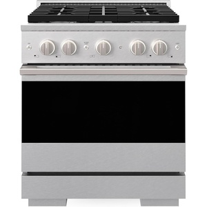 image:imageZLINE 30 in 42 cu ft Marino Dual Fuel Range w 4 Gas Burner Cooktop in Satin Stainless Steel