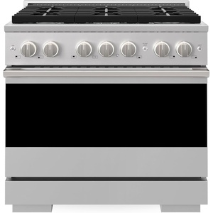 image:imageZLINE 36 in 52 cu ft Marino Dual Fuel Range w 6 Burner Gas Cooktop amp Electric Convection Oven