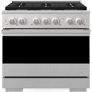 image:imageZLINE 36 in 52 cu ft Marino Dual Fuel Range w 6 Gas Burner Cooktop in Satin Stainless Steel