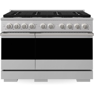 image:imageZLINE 48 in 67 cu ft Marino Dual Fuel Range with 8 Burner Gas Cooktop and Dual Ovens
