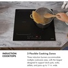 image:imageZLINE 24 in Induction Cooktop with AntiScratch Glass and 3 Elements