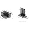 image:imageZ Line KECOMiRS36 900 CFM Island Mount Range Hood with Remote Single Blower 3636 in
