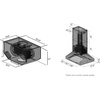 image:imageZ Line KECOMiRS36 900 CFM Island Mount Range Hood with Remote Single Blower 3636 in